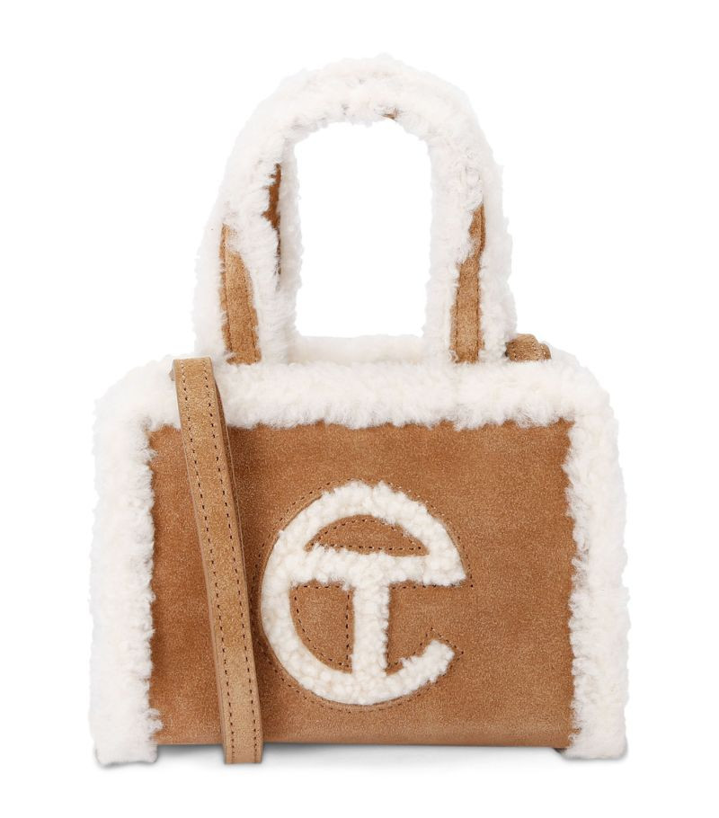 UGG x Telfar Small Suede Shopper Bag | Harrods