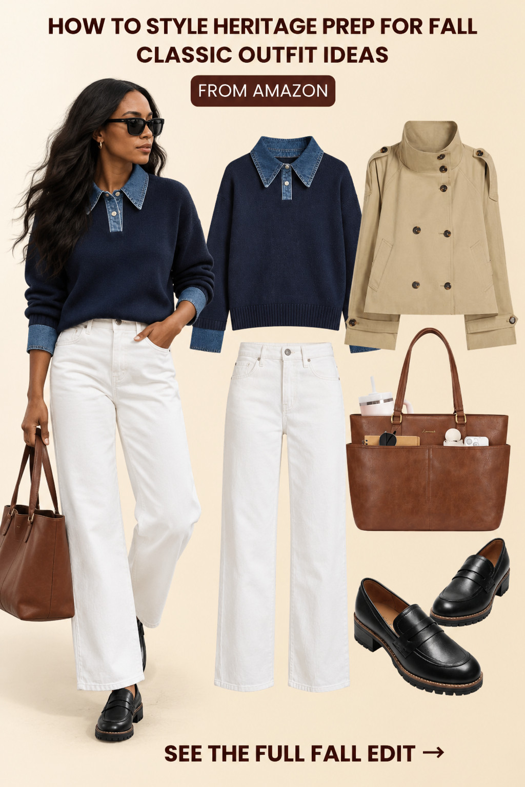 If you love classic fall style, this one's for you 🍂

I'm leaning into heritage-inspired fashion this season — striped sweaters, cozy raglans, classic denim, loafers, tailored layers, and timeless pieces that can be mixed and matched all season long.

The goal: effortless, elevated, and a little bit collegiate. 🤎

Save this for your fall outfit inspiration and shop the pieces through the link!

#HeritageFashion #HeritagePrep #FallFashion #FallStyle #FallOutfits #PreppyOutfits #ClassicFallStyle #TimelessFashion #FallWardrobe #FallLayers #AutumnStyle #FallFashionFinds #LTKFinds 

 #LTKootd #LTKWorkwear
