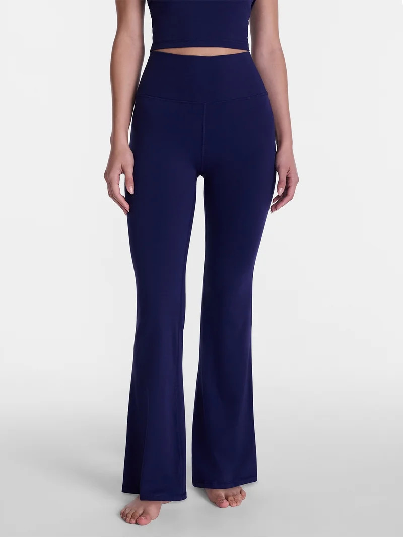 Avia Women\u2019s SoftSculpt Core Flare Leggings, Tall Length, Sizes XS-XXL | Walmart (US)