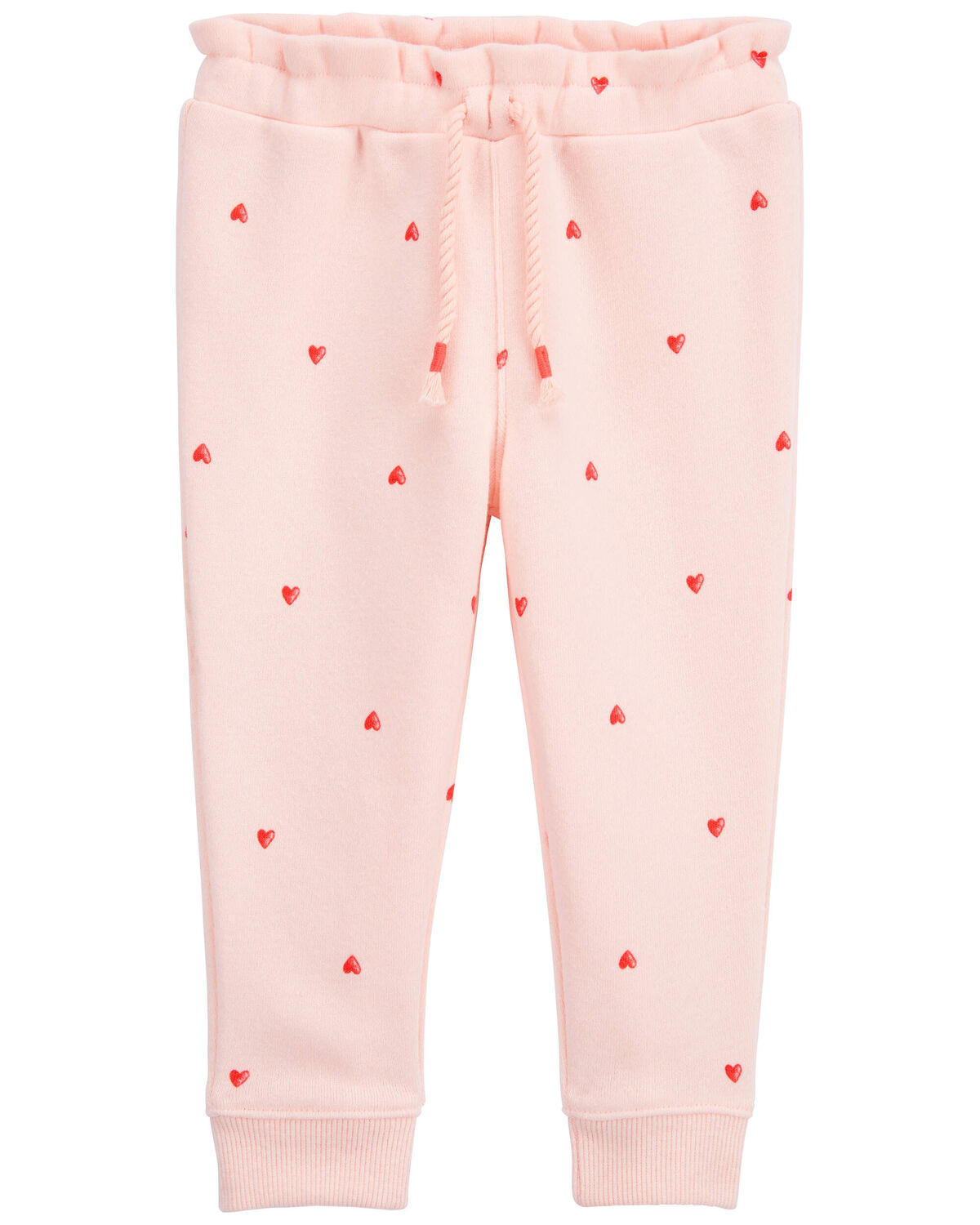 Pink Baby Heart Print Fleece Pants | carters.com | Carter's