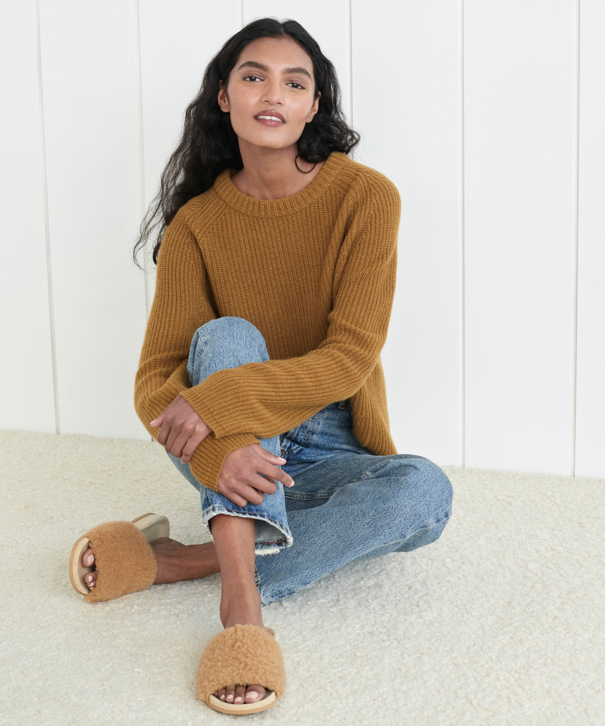 Cashmere Fisherman Sweater | Jenni Kayne