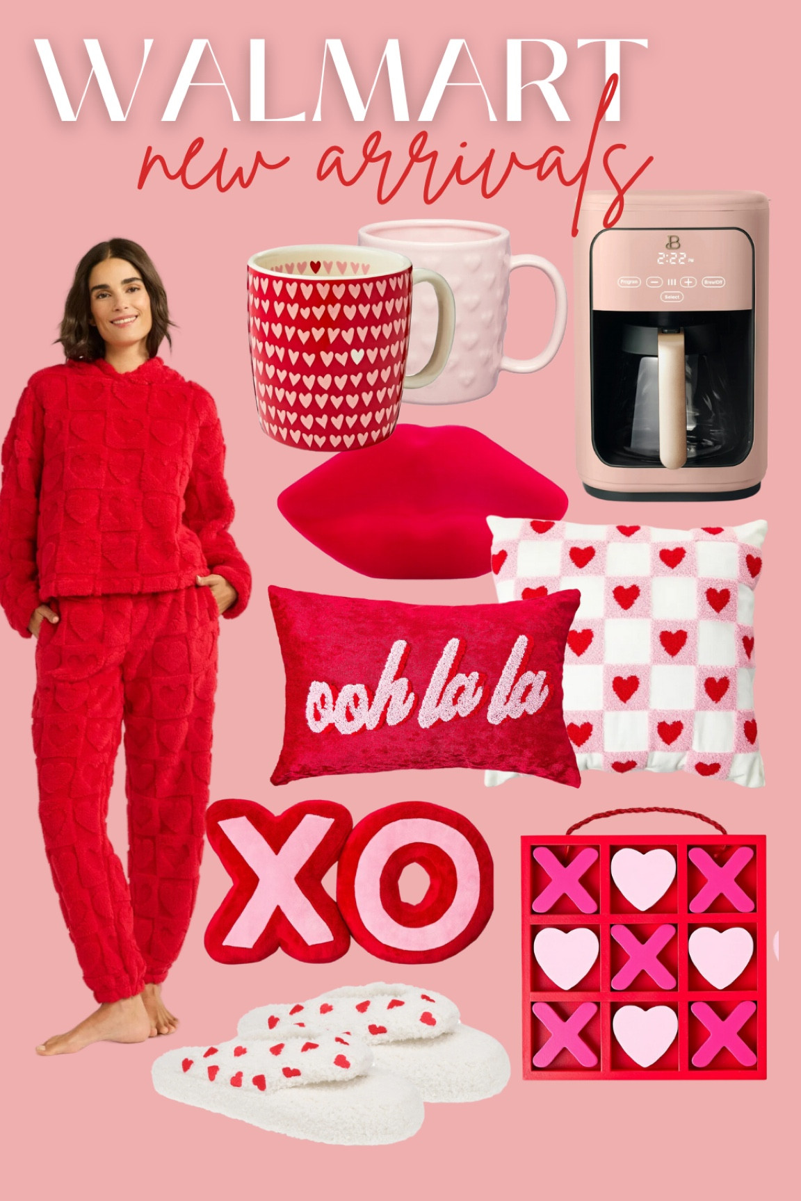 Walmart valentines new arrivals - valentines pajamas - valentines decor - valentines pillows - valentines mug 

#LTKFindsUnder50 #LTKHome #LTKSeasonal
