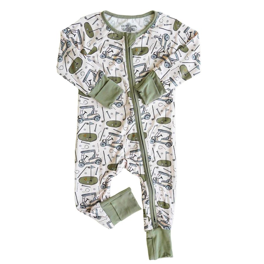 Tee Time Convertible Zip Romper | Caden Lane