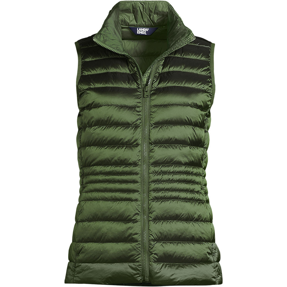 Women's Wanderweight Packable Down Vest | Lands' End (US)