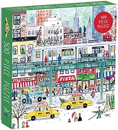 Galison Michael Storrings 500 Piece New York City Jigsaw Puzzle for Adults and Families, Holiday ... | Amazon (US)