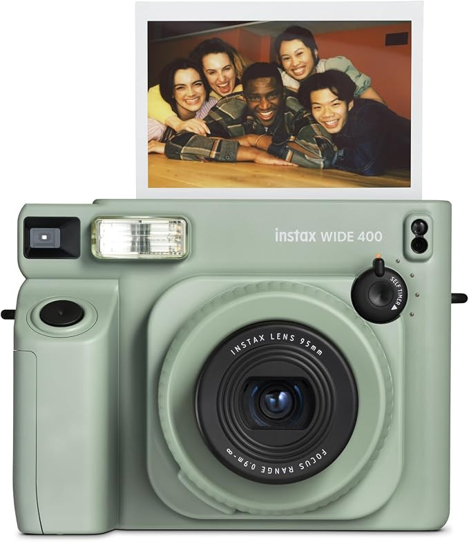 instax WIDE 400 instant camera, Automatic exposure and flash control, WIDE picture format, tripod... | Amazon (UK)