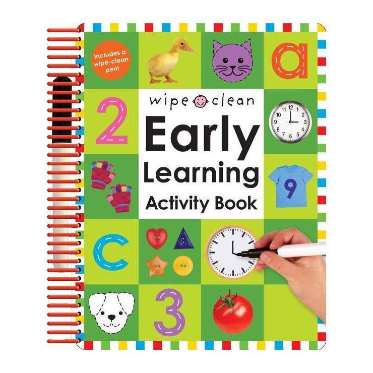 Wipe Clean Early Learning Activity Book - (Wipe Clean) (Paperback) - by Roger Priddy | Target