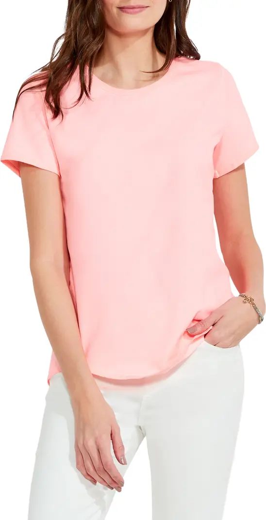 NZT by NIC+ZOE High-Low Stretch Cotton T-Shirt | Nordstrom | Nordstrom