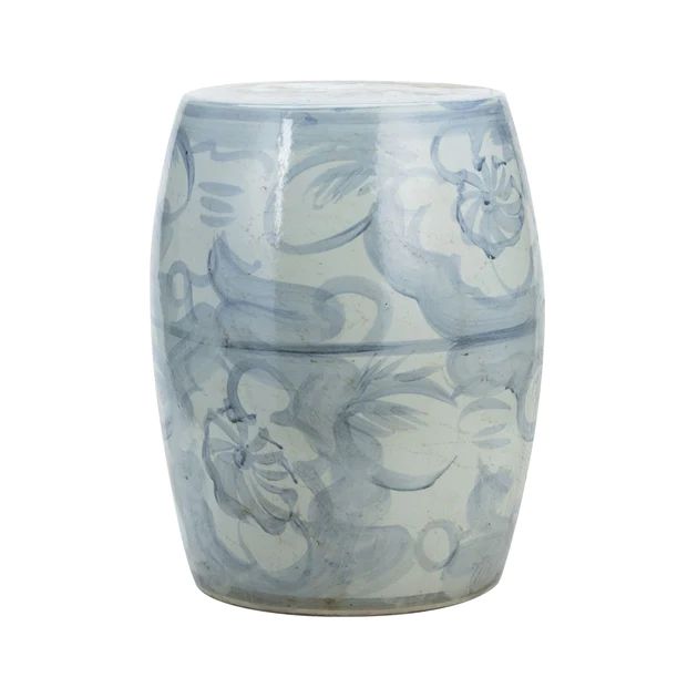 Painted Floral Garden Stool | Cailini Coastal