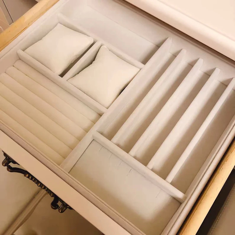 Custom Luxury Jewellery Box,jewelry Organizer, Drawers, Dress Drawer, Velvet Tray Storage Box, Ri... | Etsy (US)