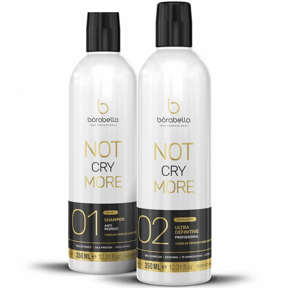 Borabella Progressiva Not Cry More Sem Formol 2 x 350ml, Branco | Amazon (BR)