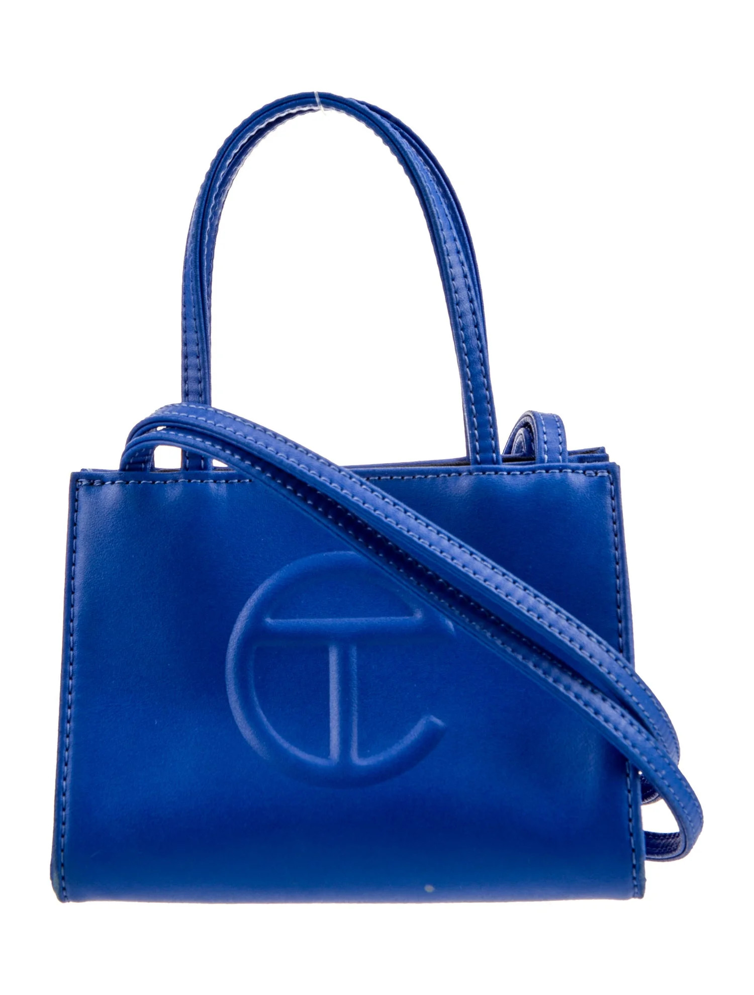 Vegan Leather Painter's Tape Shopping Bag Small | The RealReal