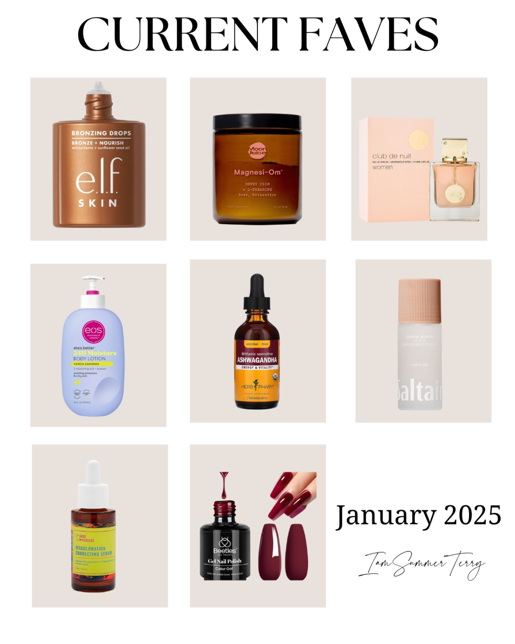 Summer’s January 2025 Faves 

#LTKBeauty