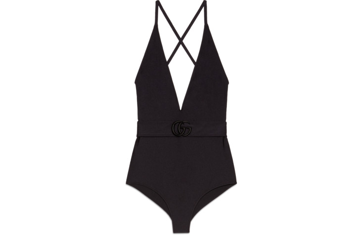 Gucci Sparkling jersey swimsuit with Double G | Gucci (US)