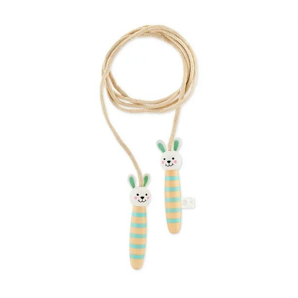 Way to Celebrate Easter Novelty Wooden Bunny Jump Rope Basket Stuffer Mint Green Color - Walmart.... | Walmart (US)