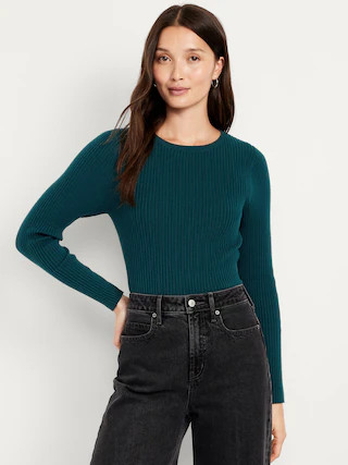 SoSoft Lite Rib Crew-Neck Sweater | Old Navy (CA)