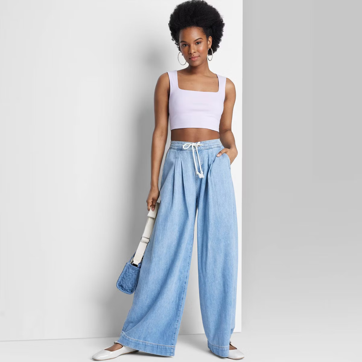 Women's Square Neck Tiny Tank Top - Wild Fable™ | Target