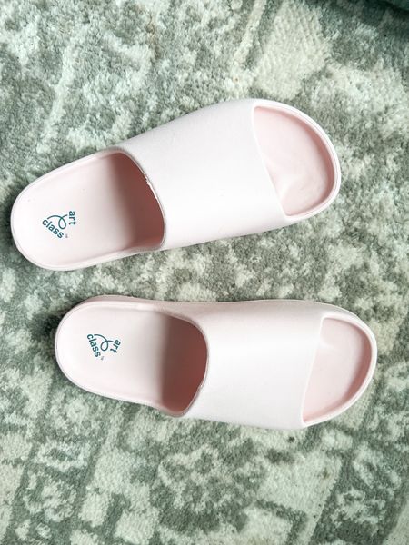 Adorable slip-on slide sandals from the kid’s section!

Not only are kids' shoes often less expensive than adult shoes, but sometimes the most sought styles are sold out in adult sizes are still available in kids' sizing. 

It’s very to figure out what size from the kid’s section to get. Your US women’s shoe size minus 2 = your youth size. 

#LTKkids #LTKshoecrush #LTKSeasonal