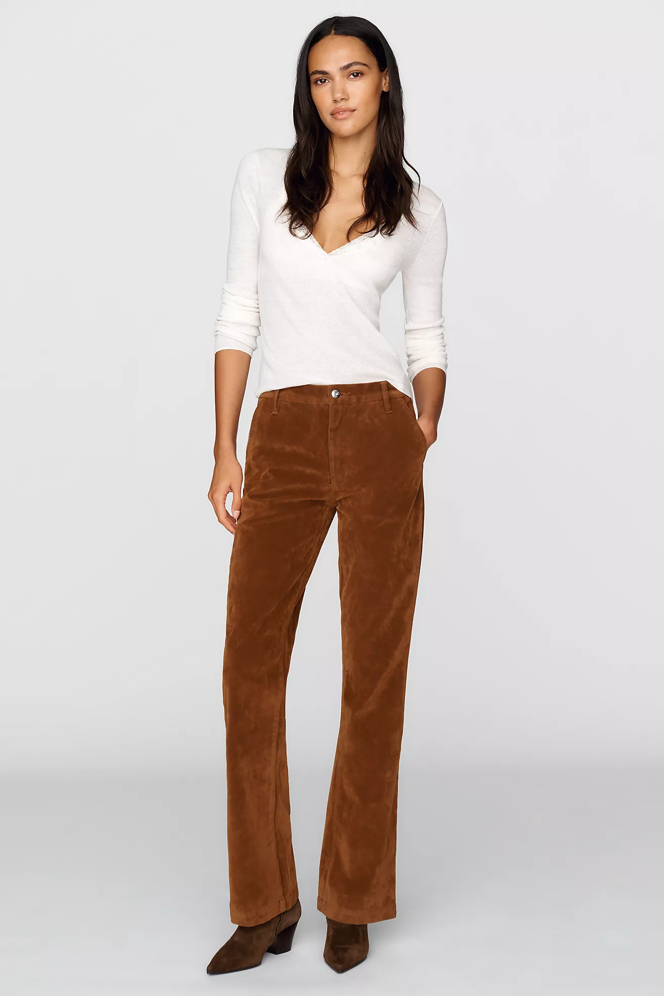 Joe's Jeans Inez Faux Suede Pants | Anthropologie (US)