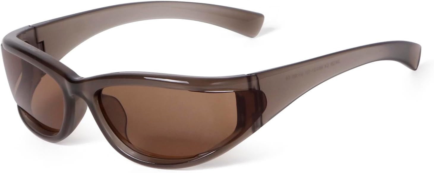 Wrap Around Y2K Sunglasses Women Men,Cool Festival Rave Glasses | Amazon (US)