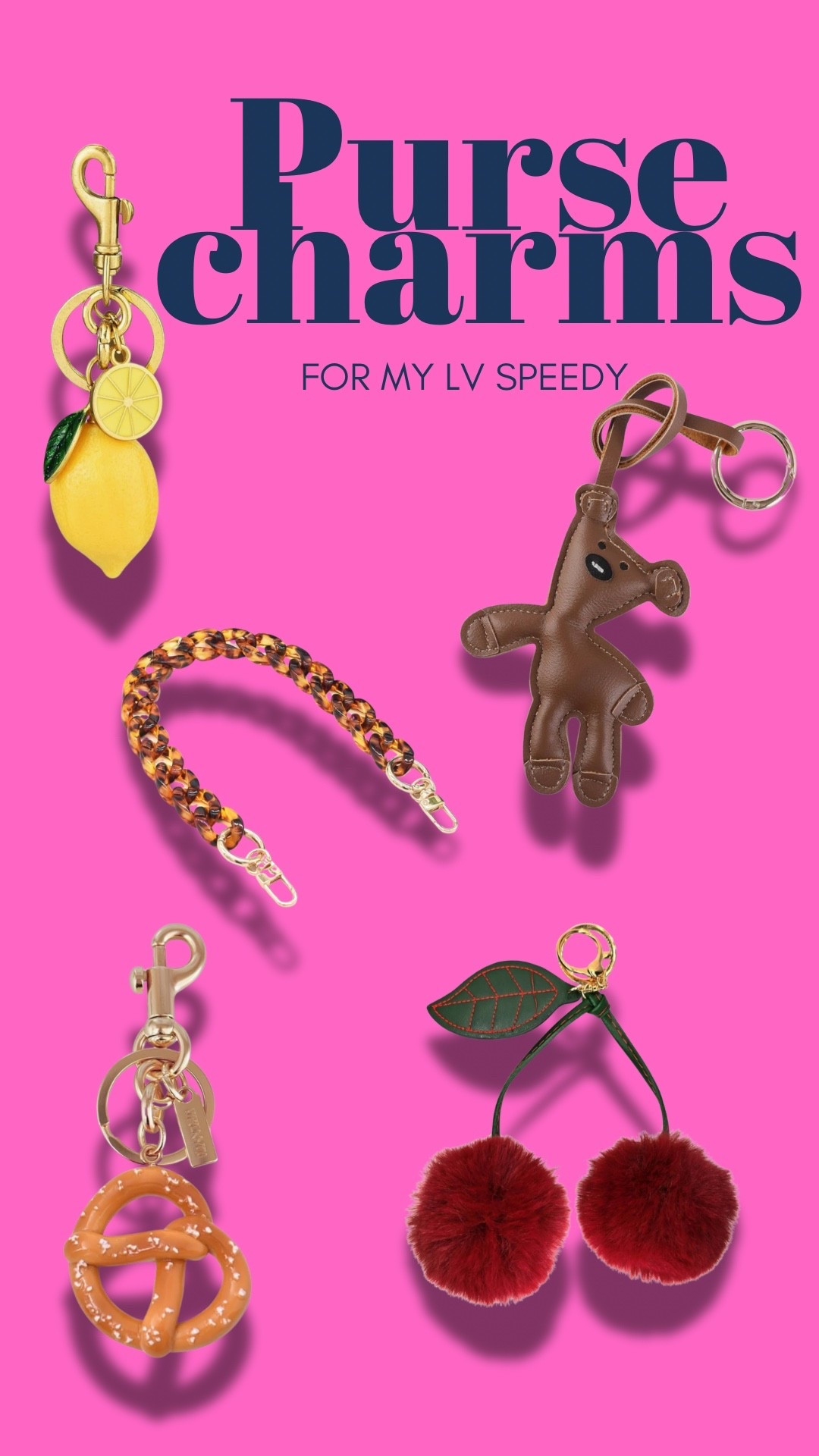Purse charms for my LV Speedy! #pursecharms #trending 

#LTKStyleTip #LTKFindsUnder50