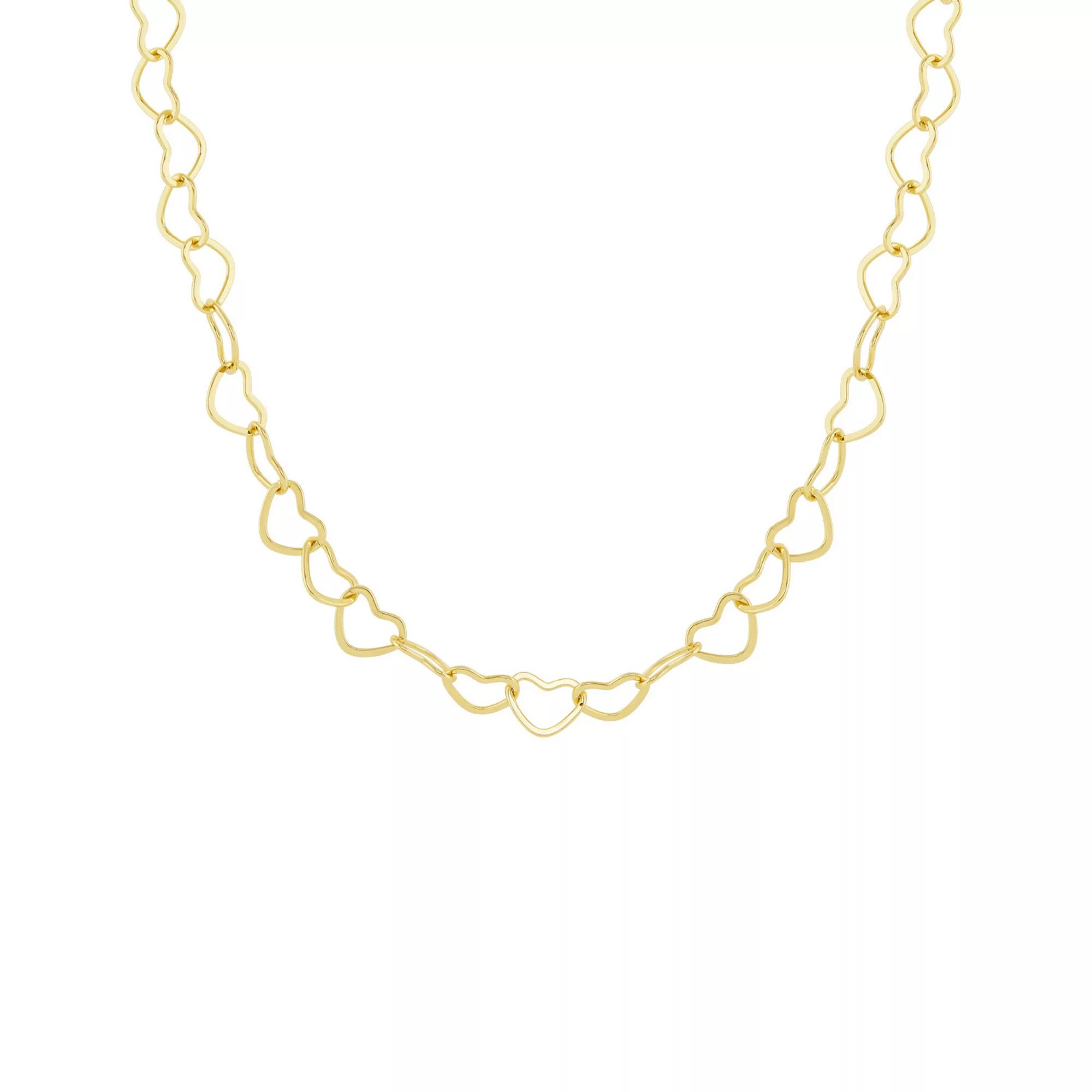 PRIMROSE Open Heart Link Chain Necklace | Kohl's