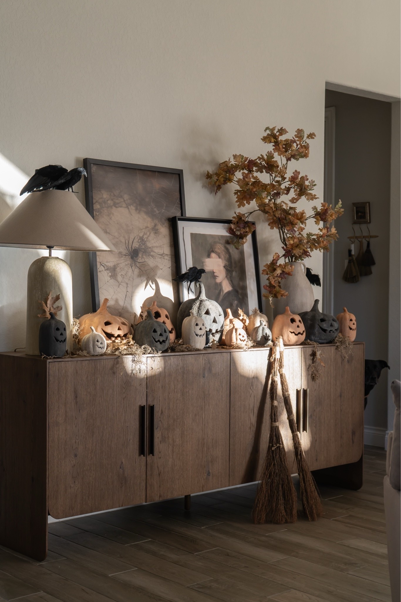 Halloween sideboard styling from last year! 🍂✨🤎🎃

#LTKHome #LTKSeasonal #LTKstorytime