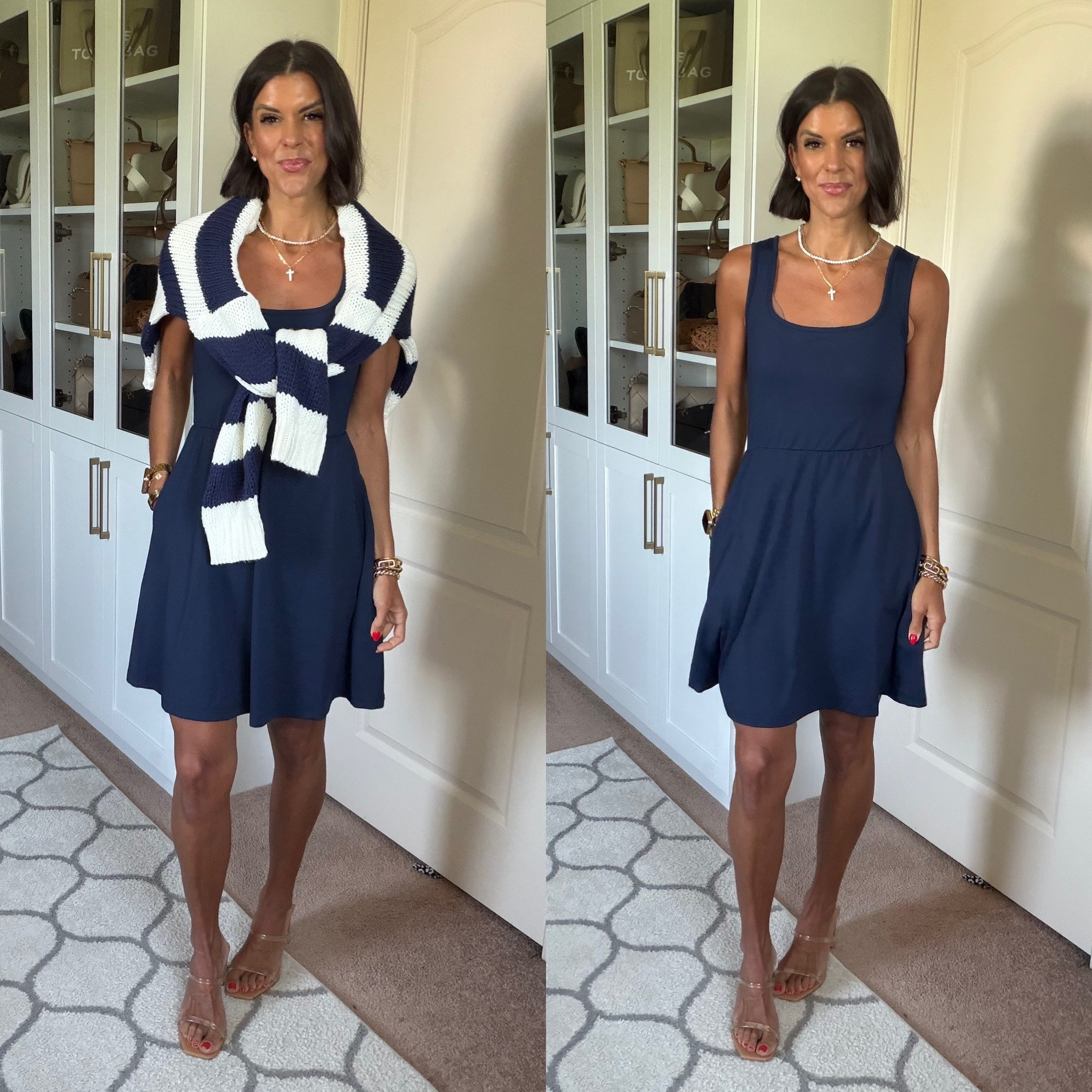 Size small in dress and sweater

#LTKSeasonal