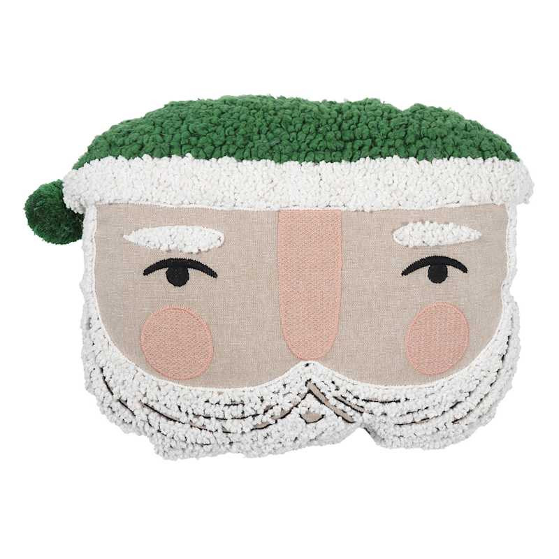 Boho Shaped Santa Throw Pillow, 14x16 | At Home