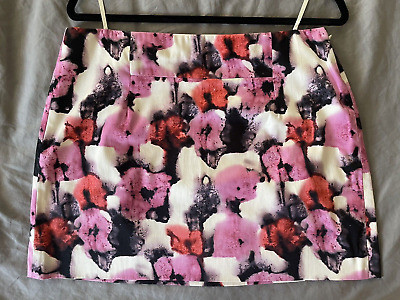 J.Crew Factory Pink Print Mini Skirt- size 10  | eBay | eBay US