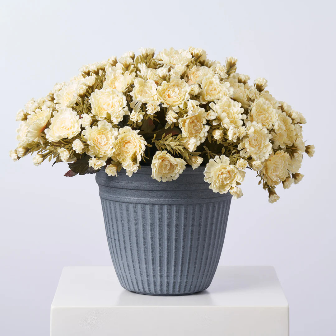Faux Fall Mum Bush Outdoor Fall Arrangement - Available in 3 Colors | Darby Creek Trading