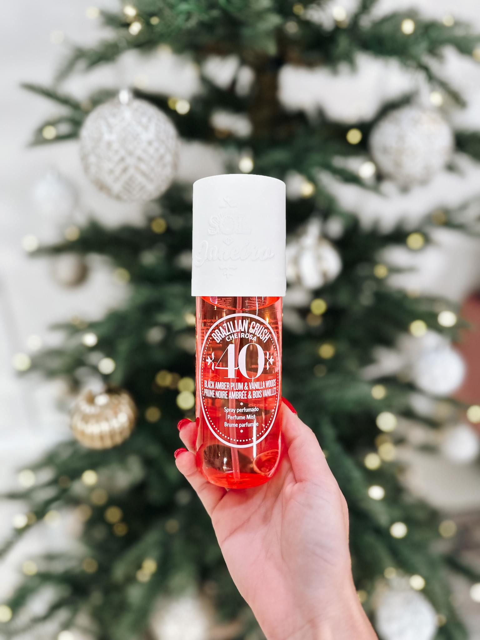 Everyone loves this stuff! Smells so good and lasts all day! 
Fashionablylatemom 
Pink bottle 
De Janeiro
#40 
Perfume 

#LTKGiftGuide