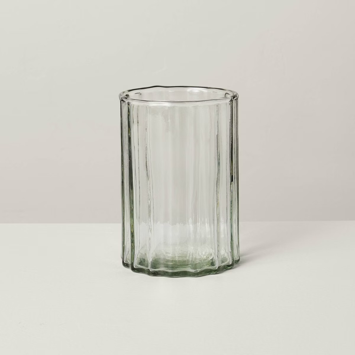 Fluted Glass Bathroom Tumbler Light Green - Hearth & Hand™ with Magnolia | Target