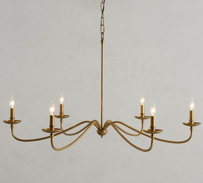Lucca Iron Chandelier | Pottery Barn (US)