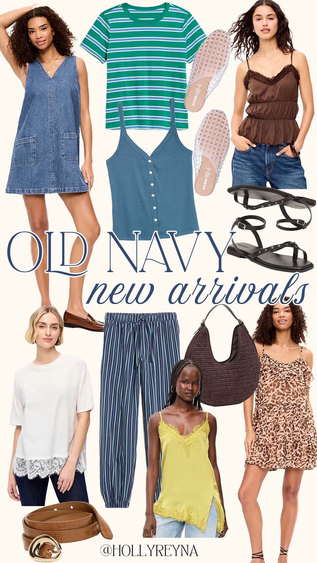 Old Navy new arrivals! 

#oldnavy

Old navy summer style. Old navy new summer fashion. Trendy summer style. Old navy denim mini dress. Free people inspired striped oversized tee. Straw crescent handbag.

#LTKootd #LTKSeasonal #LTKgrwm