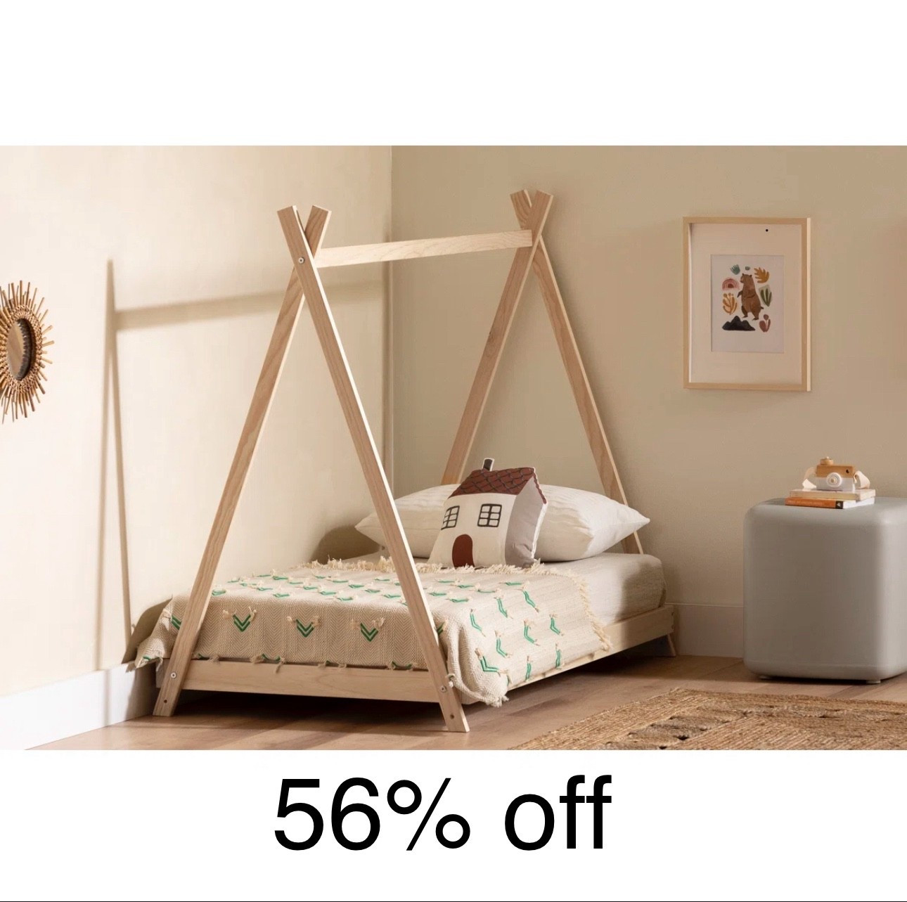 Wooden Sweedi Bed on major sale 

#LTKBaby #LTKKids #LTKSaleAlert