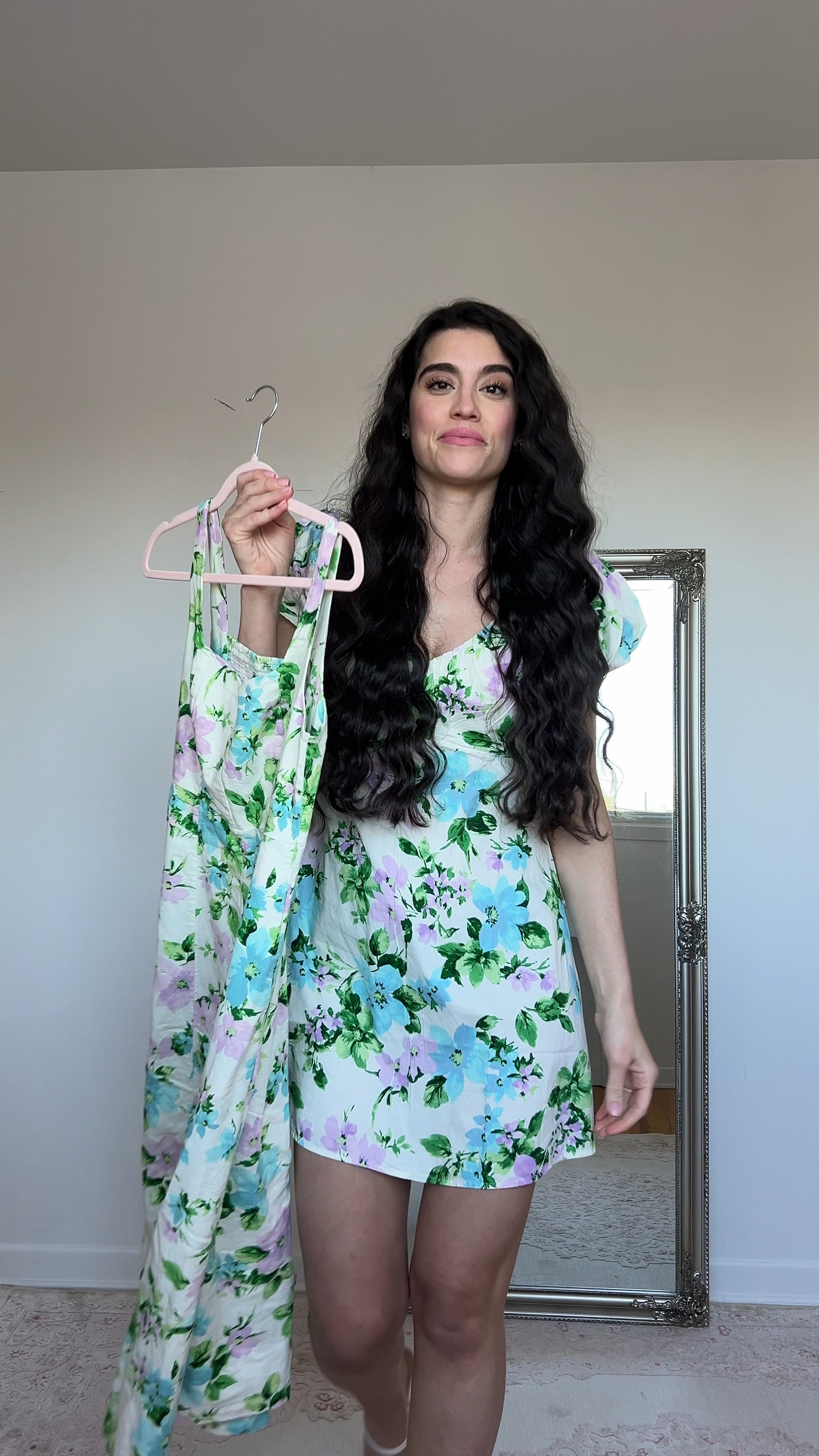 Floral spring dress 
Spring  outfits 


#LTKstyletip #LTKfindsunder50 #LTKSeasonal