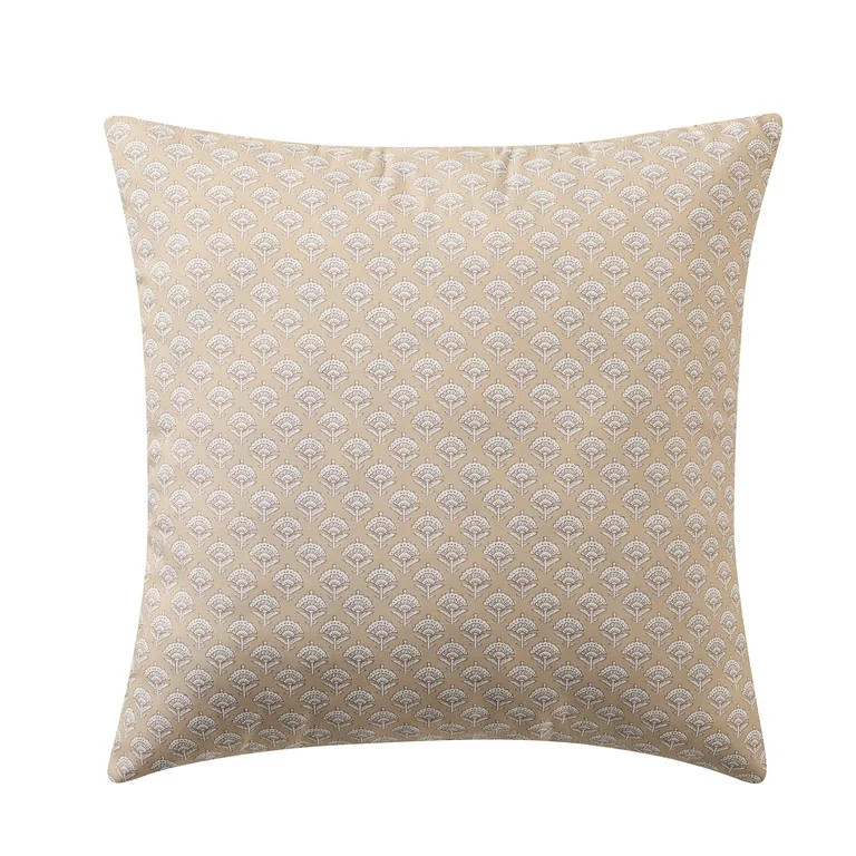 My Texas House Tan Block Print 20" x 20" Outdoor Pillow | Walmart (US)
