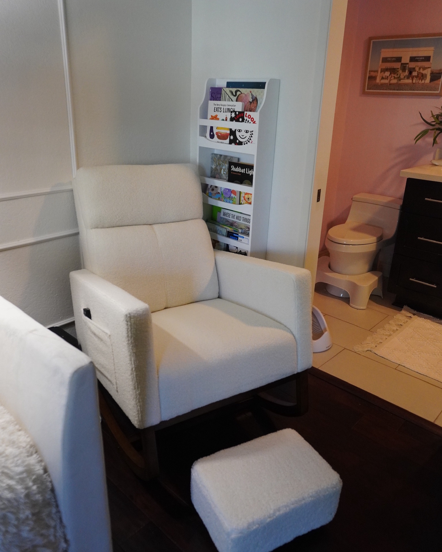 The perfect comfy cozy chic rocking chair for a nursery 🤍🪑☁️ we purchased ours on Target (ivory). Also available on Amazon (more expensive) 👌🏼 (stool purchased on Amazon)


#LTKStyleTip #LTKHome #LTKBaby