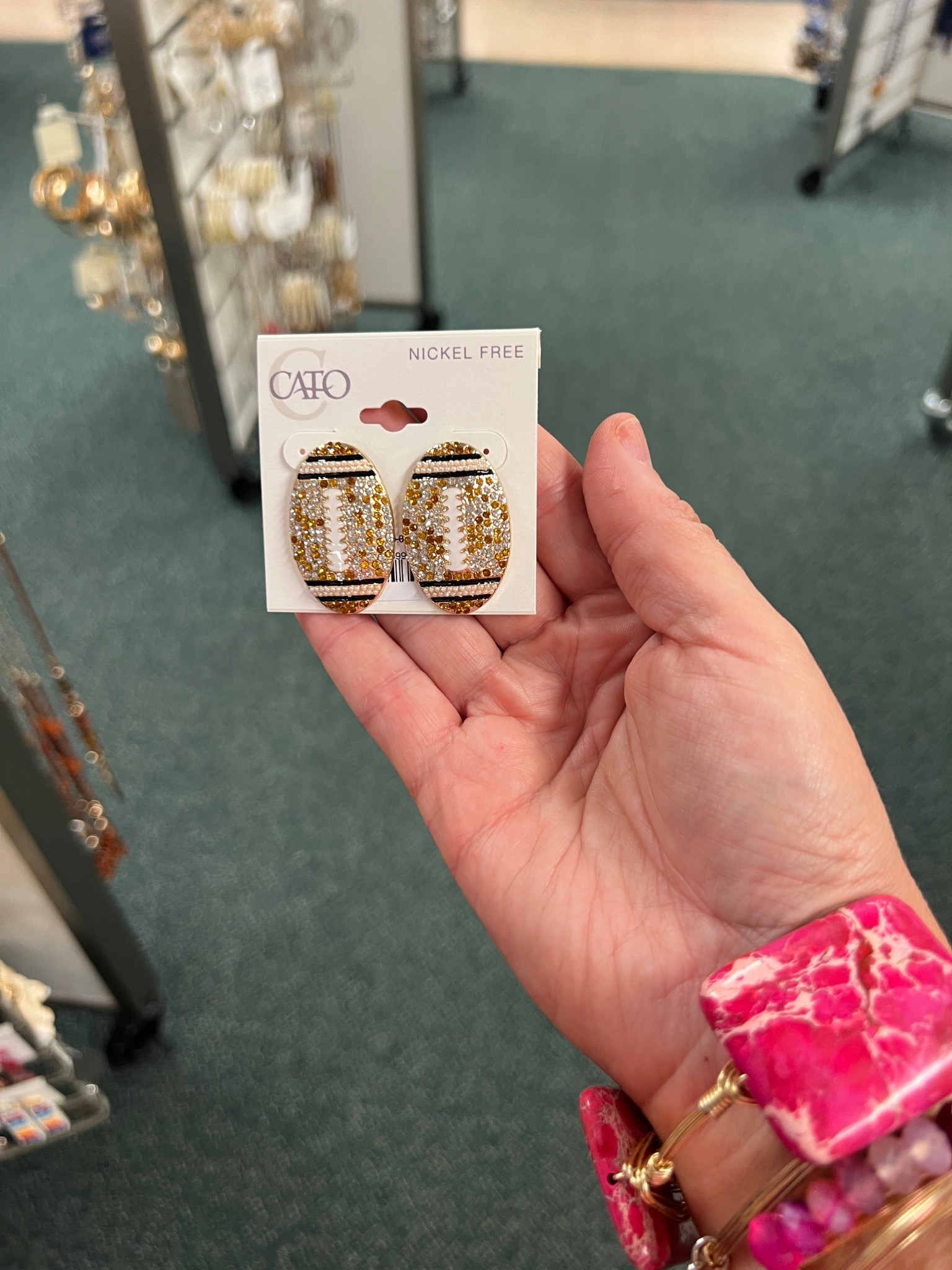 Football earrings 

#LTKActive #LTKStyleTip #LTKU