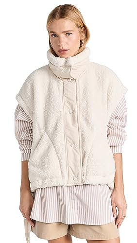 FP Movement Women's Scout It Out Fleece Vest, Birch Tree, Off White, L | Amazon (US)