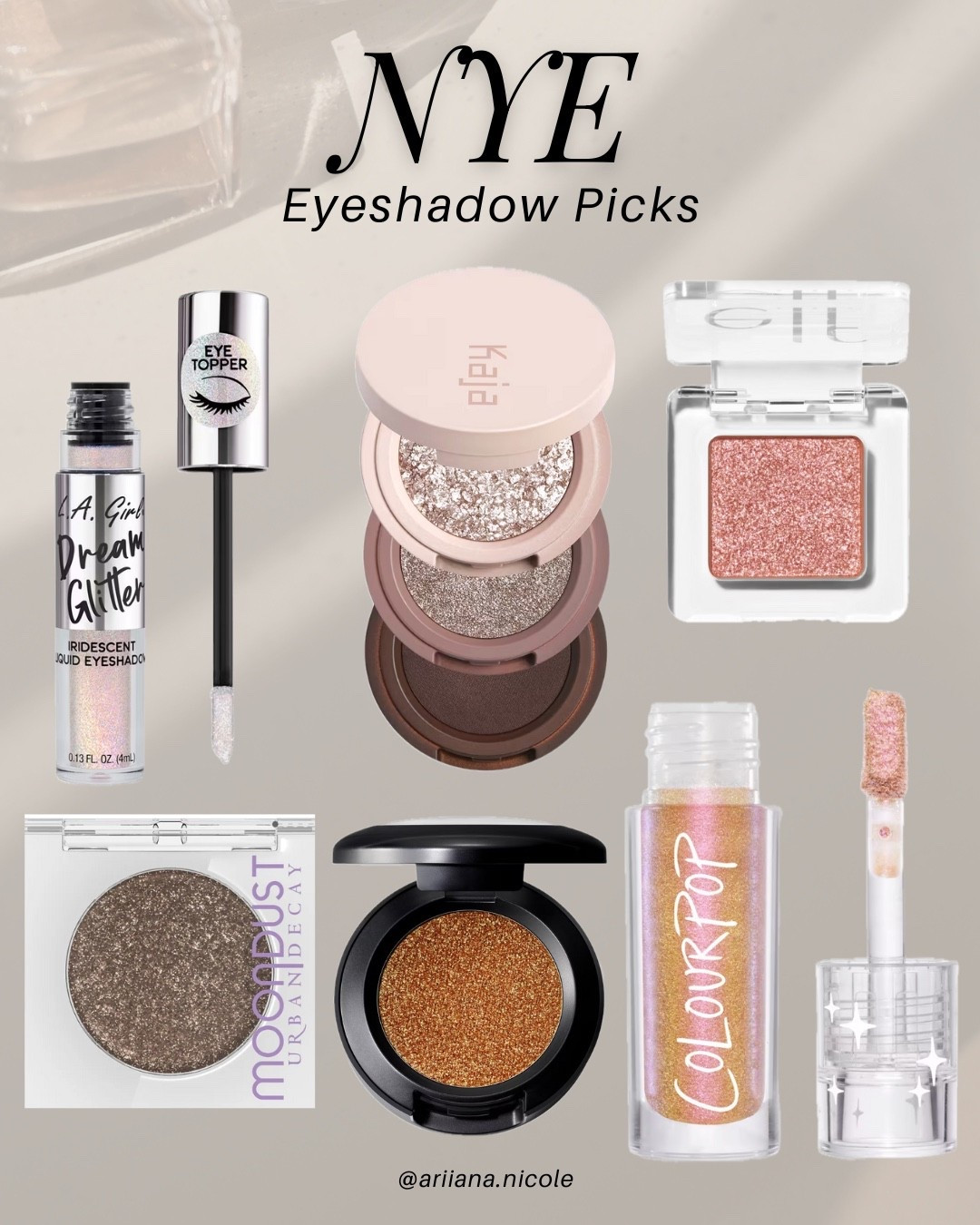 New Years Eve is here! A few sparkly eyeshadow ideas for the night!

Eyeshadow, makeup, date night, NYE

#LTKHoliday #LTKFindsUnder100 #LTKFindsUnder50