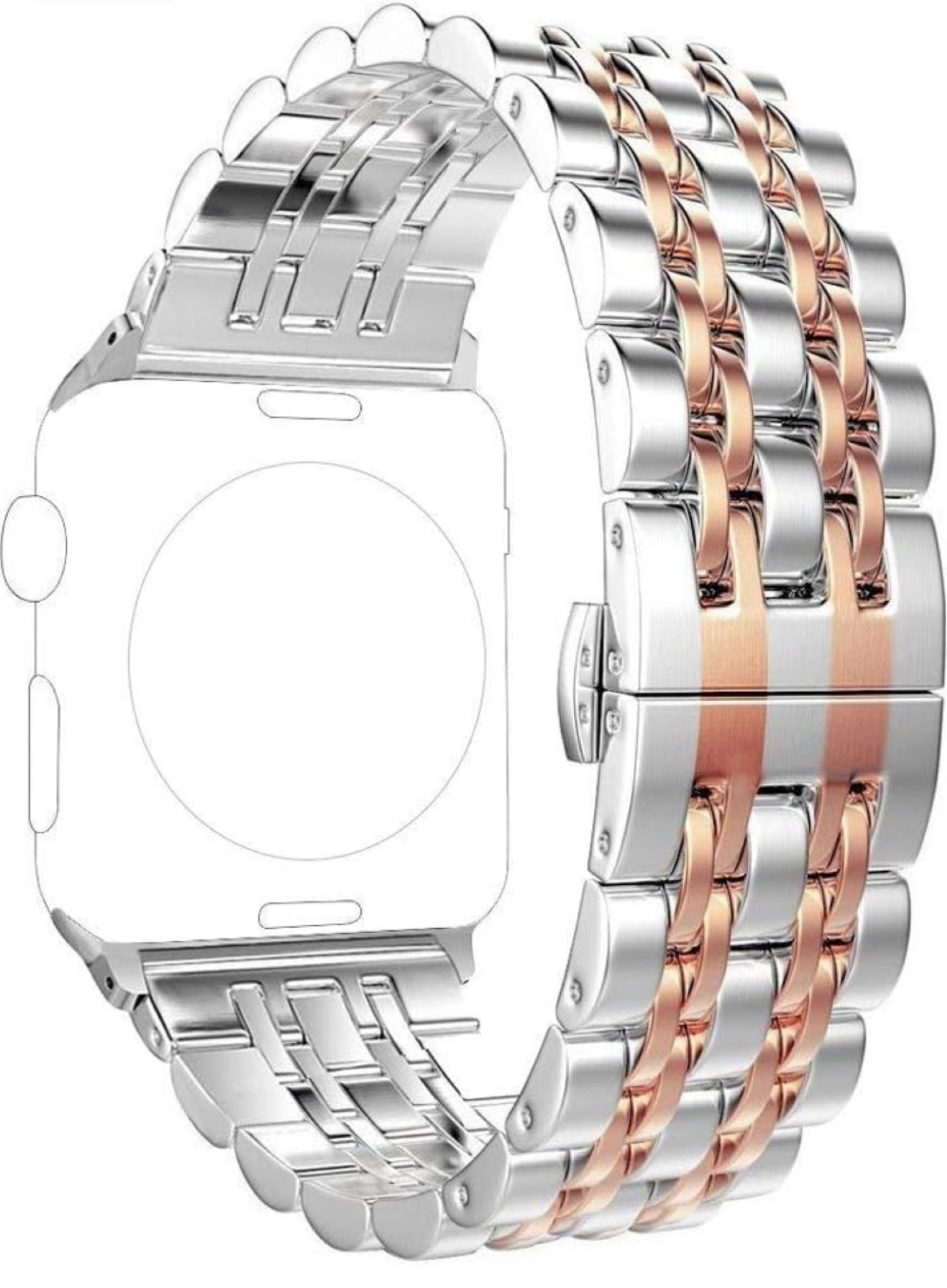 10% off 🎉

Band Replacement for Apple watch 41mm Series 7 8 9 40mm Series 6 5 4 SE 38mm Sereis 3 iWatch iPhone Watch Band Stainless Steel Metal 2 Tones for Women Men (38mm/40mm/41mm, Silver/Rose Gold)

#LTKsalealert #LTKSpringSale