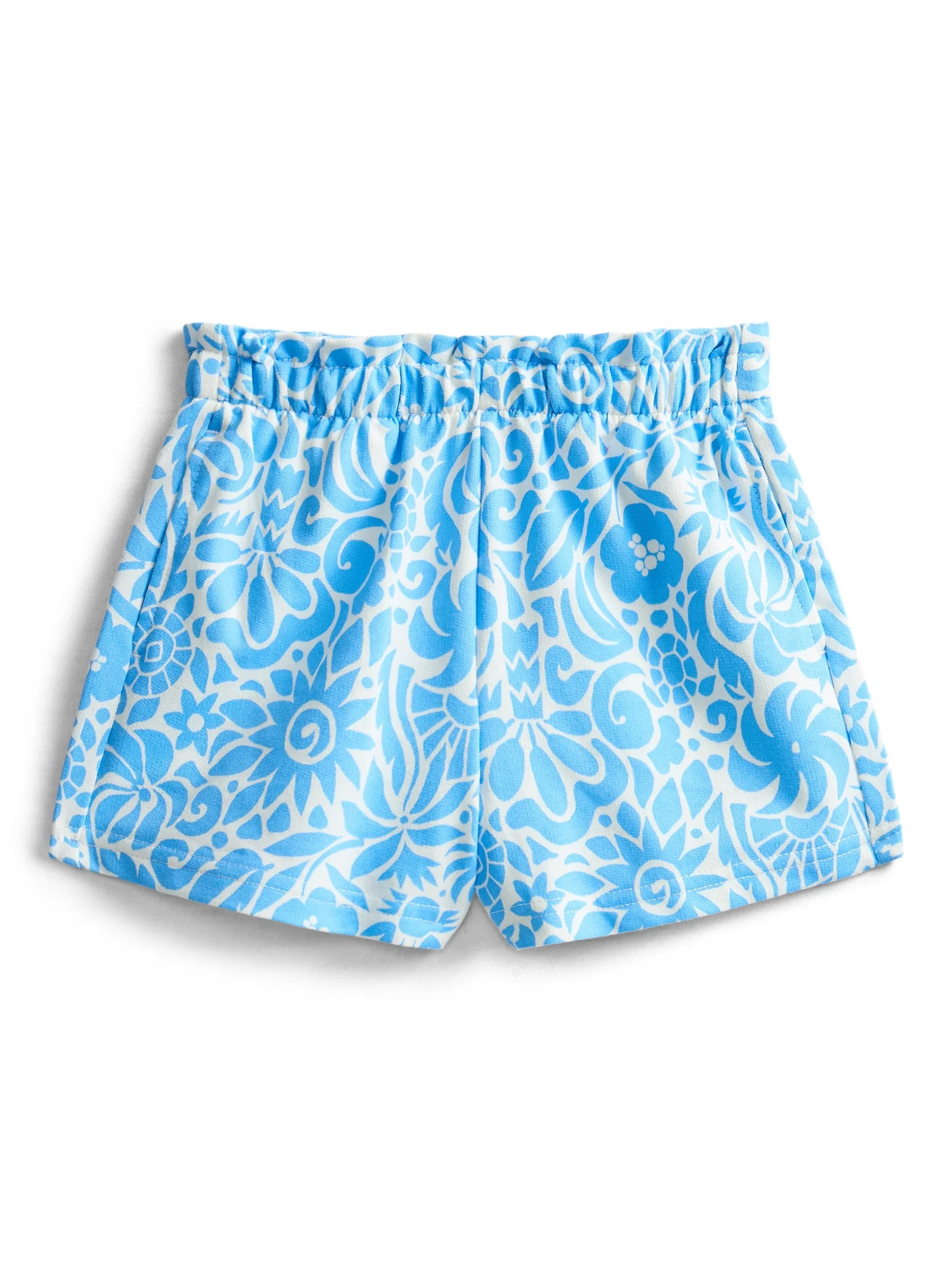 Wonder Nation Toddler Girls Soft Knit Pull On Shorts, Sizes 18M-5T | Walmart (US)