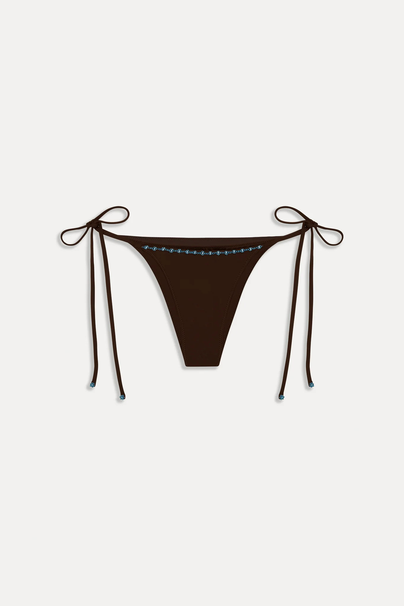 Mackenzie Cheeky Beaded Bikini Bottom - Kona Flower | Shop.app