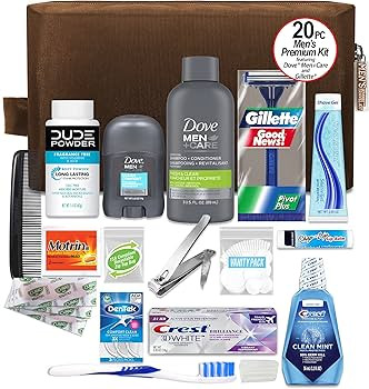Convenience Kits International Men’s Premium 20-Piece Kit with Travel Size TSA Compliant Essent... | Amazon (US)