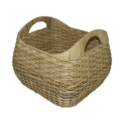 11"x13" Small Basket with Curved Handles Natural Khaki - Threshold™ | Target
