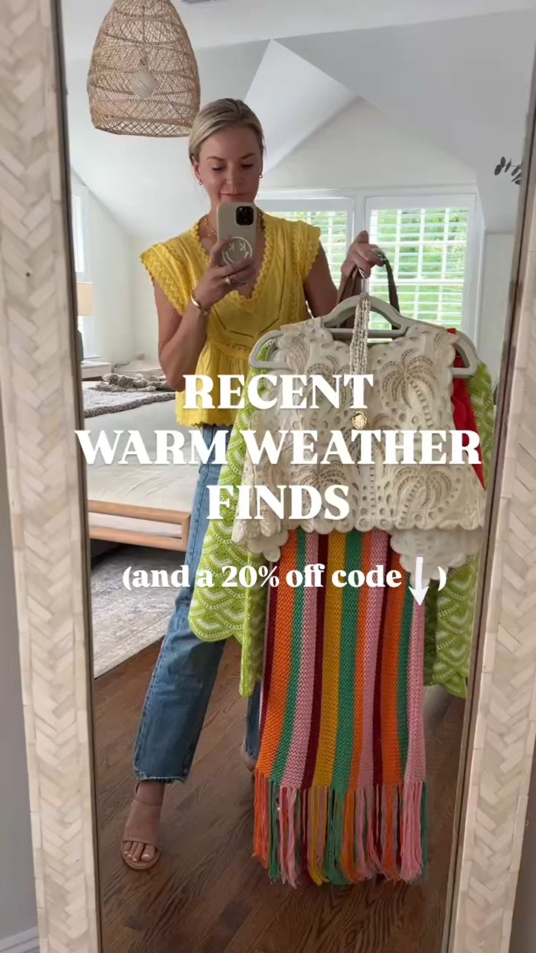 new summer favorites from Anthropologie ☀️ use code KENDALL20 for 20% off $100 full-priced purchase this weekend only 

-wearing all smalls 
-white denim shorts fit tts, 26
-size 4 zara jeans (usually a 26) fit snug at first and then loosen up 
-all sandals/heels fit tts 

summer dress, vacation outfit, summer outfit, swim coverup 

#LTKSeasonal #LTKFindsUnder100 #LTKSaleAlert