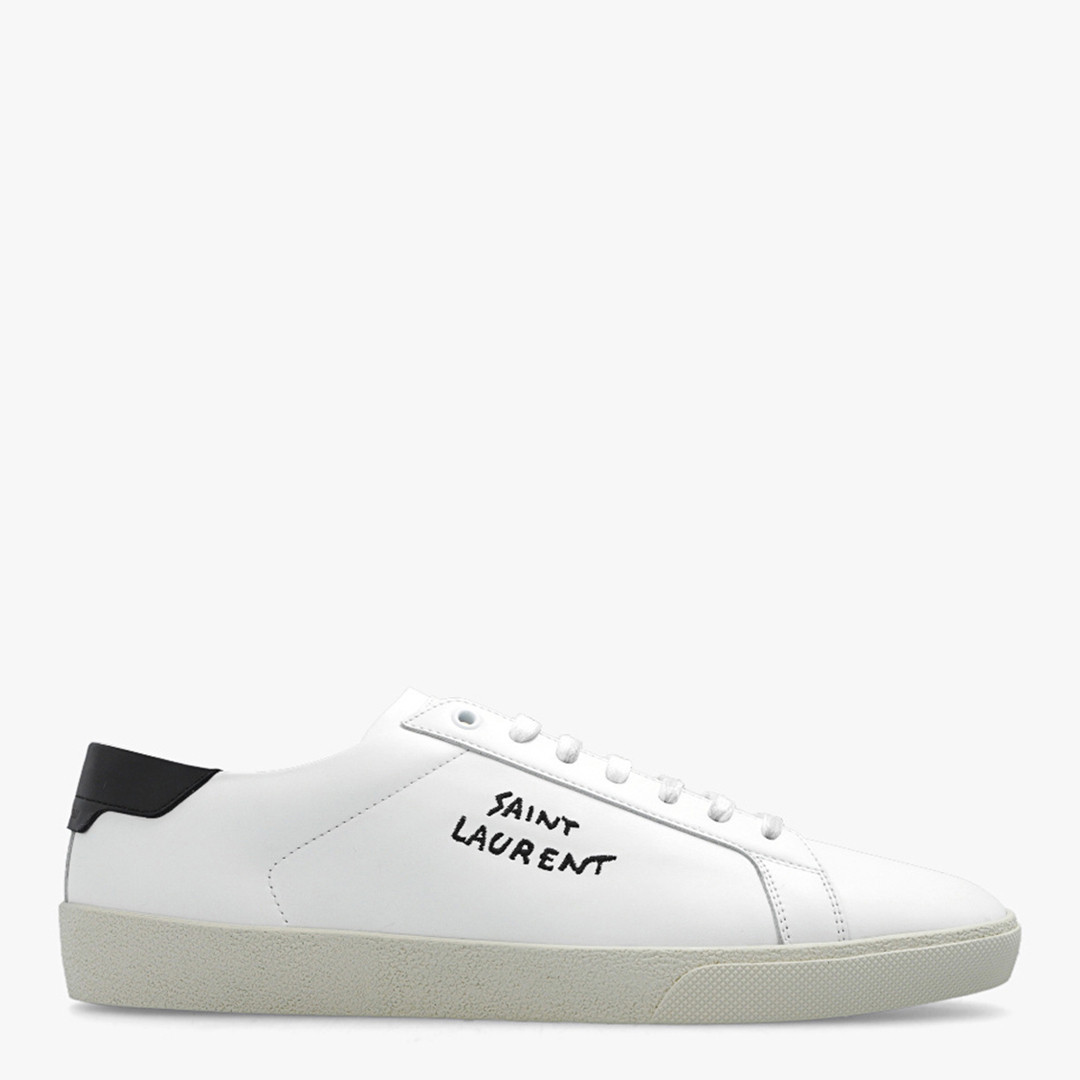 Saint Laurent Men's White Lather Court Classic Trainers - Size 36 | BrandAlley