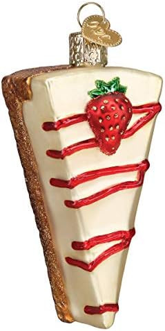 Old World Christmas Cheesecake Glass Blown Ornaments for Christmas Tree | Amazon (US)